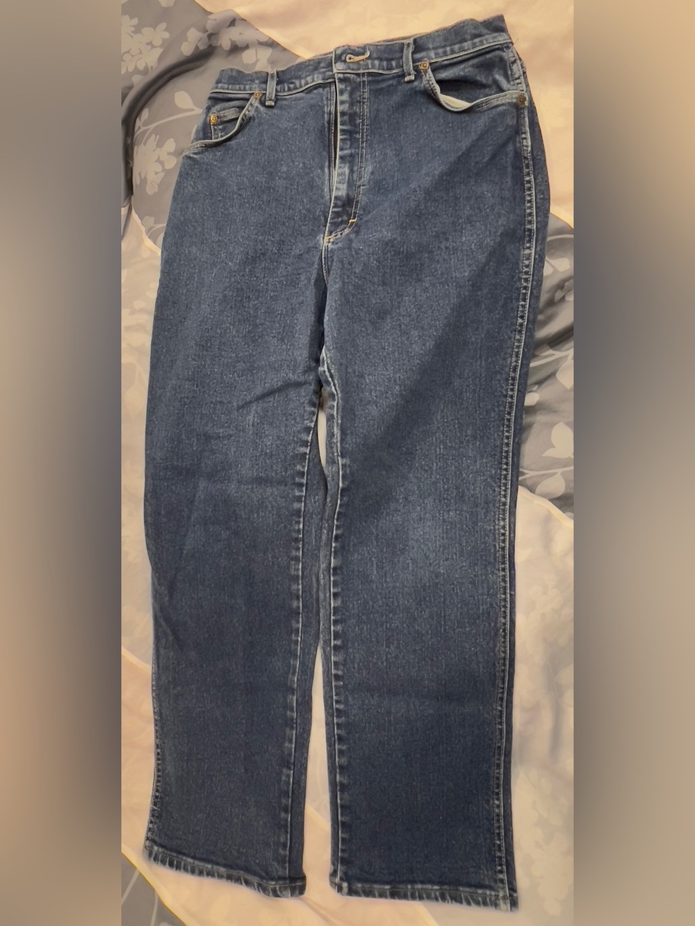 L.L. Bean Women's Medium Blue Straight-Leg Jeans